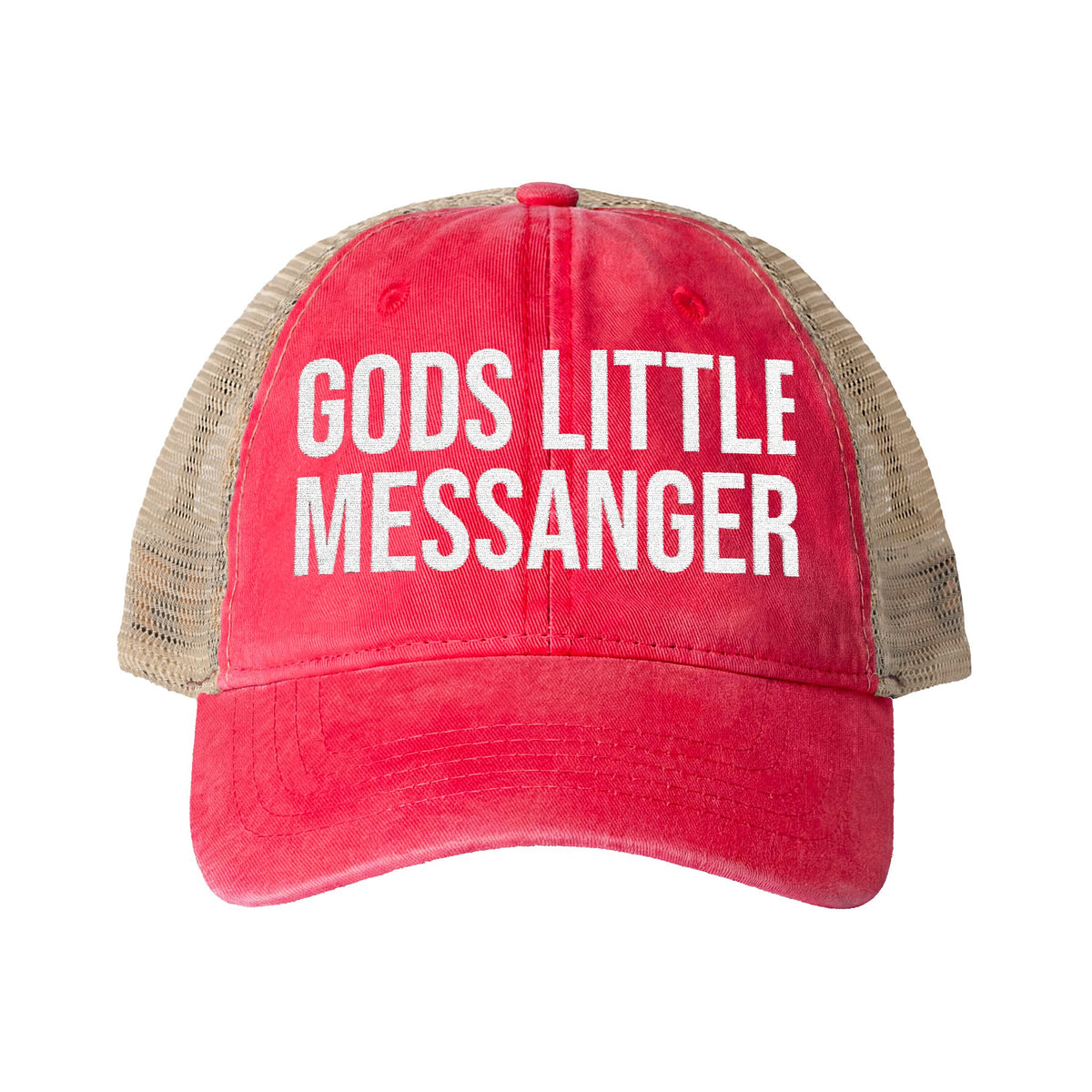 Infinity Hers TESS Women's Pigment-Washed Mesh Back Cap — "God's Little Messenger"