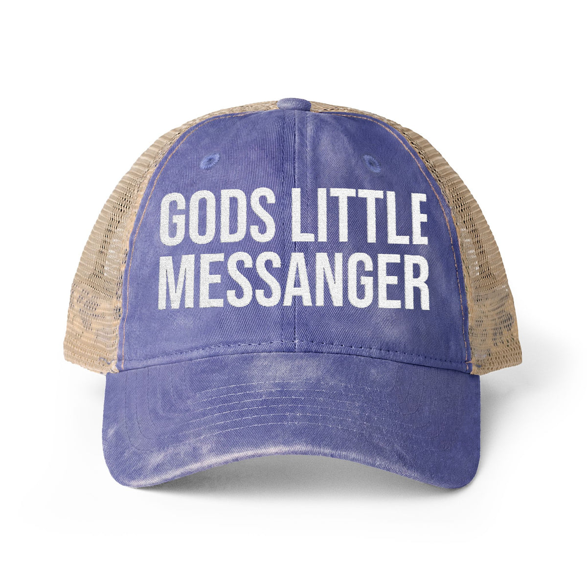 Infinity Hers TESS Women's Pigment-Washed Mesh Back Cap — "God's Little Messenger"
