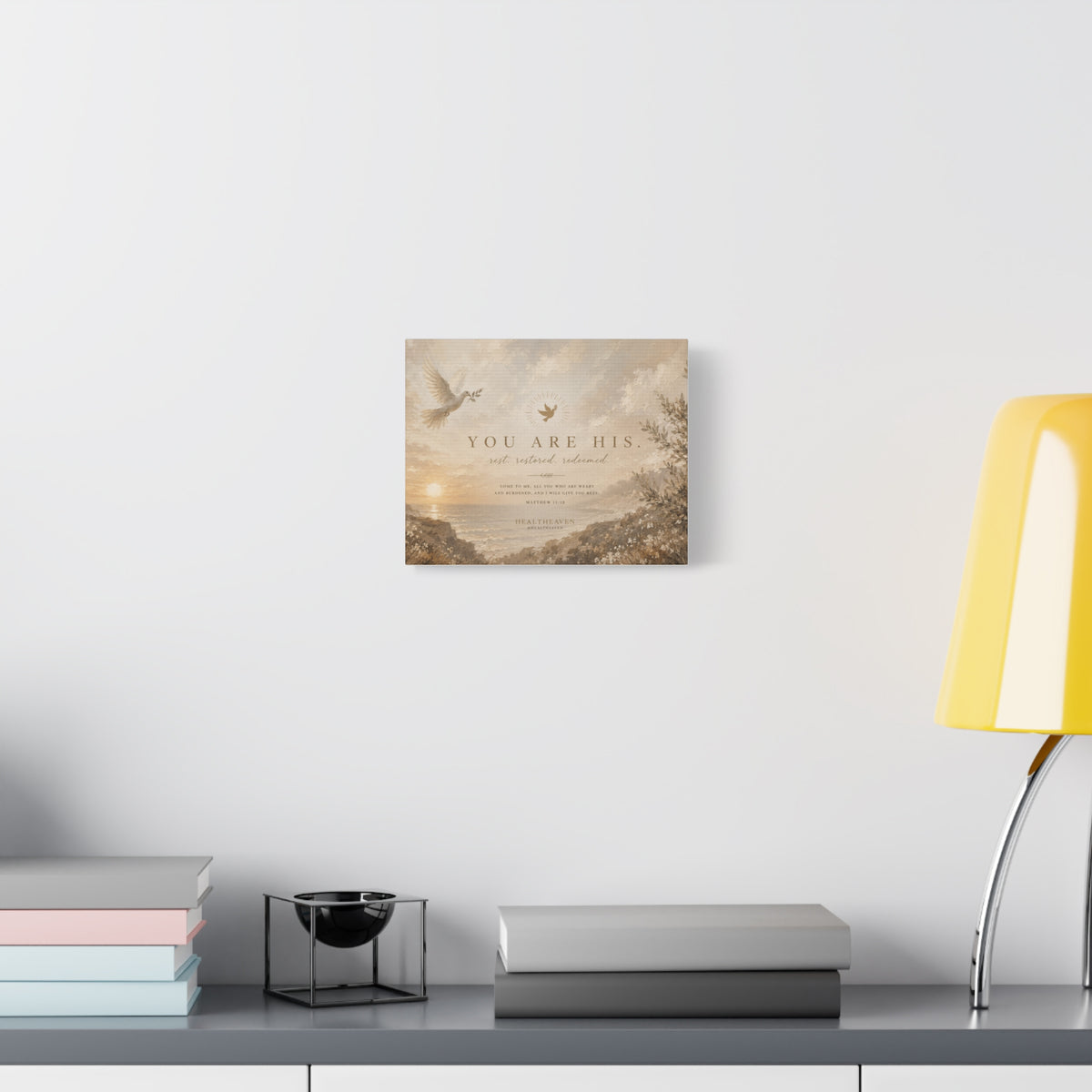 You Are His Canvas Wall Art – Inspirational Christian Scripture Canvas