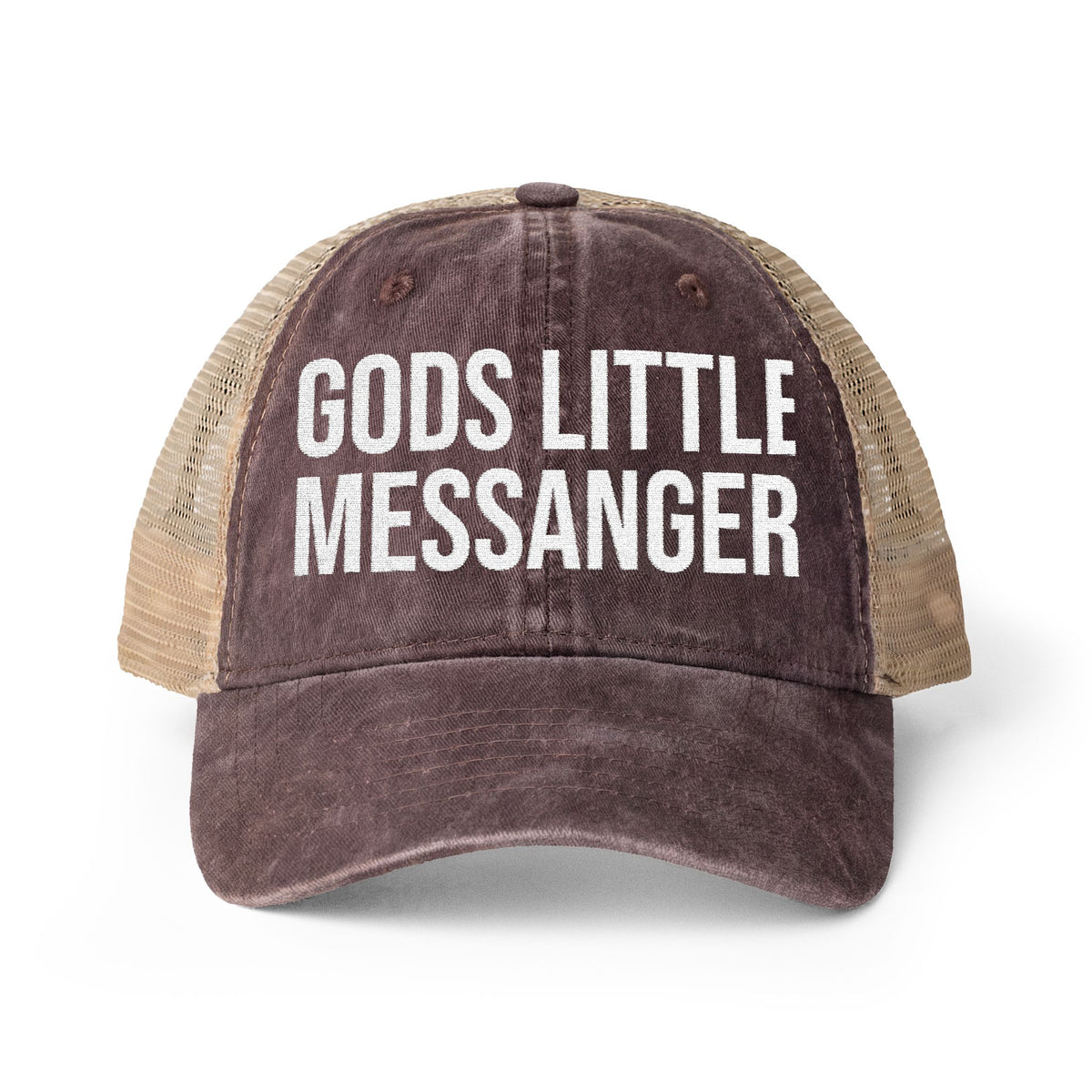 Infinity Hers TESS Women's Pigment-Washed Mesh Back Cap — "God's Little Messenger"