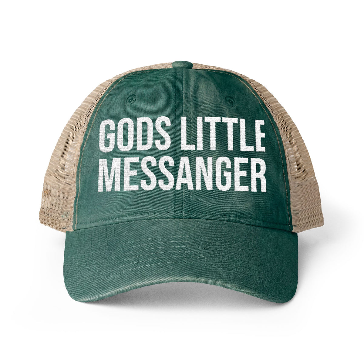 Infinity Hers TESS Women's Pigment-Washed Mesh Back Cap — "God's Little Messenger"