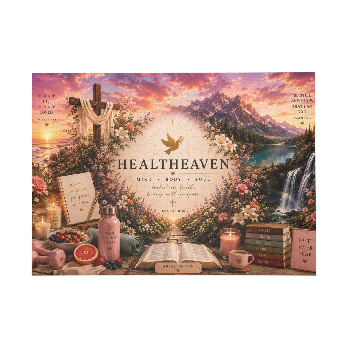 Faith & Serenity Jigsaw Puzzle — Healtheaven Inspirational 500/1000-Piece
