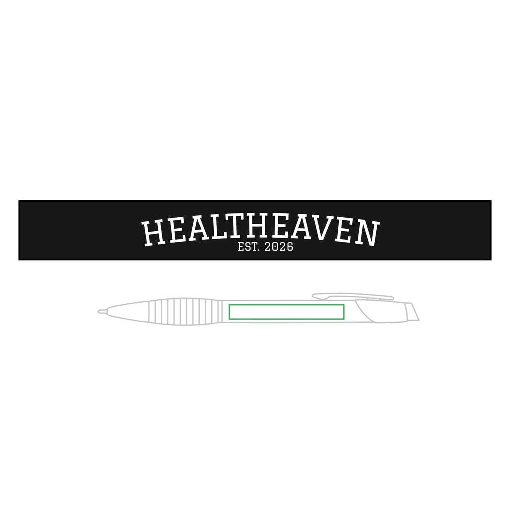 Healtheaven Engravable Brass Ballpoint Pen — Personalized ‘God Is With Me’ Gift