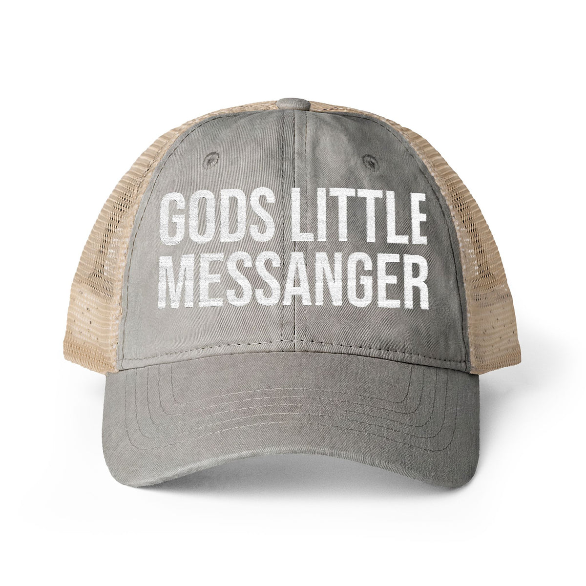 Infinity Hers TESS Women's Pigment-Washed Mesh Back Cap — "God's Little Messenger"