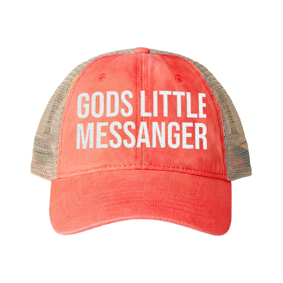Infinity Hers TESS Women's Pigment-Washed Mesh Back Cap — "God's Little Messenger"