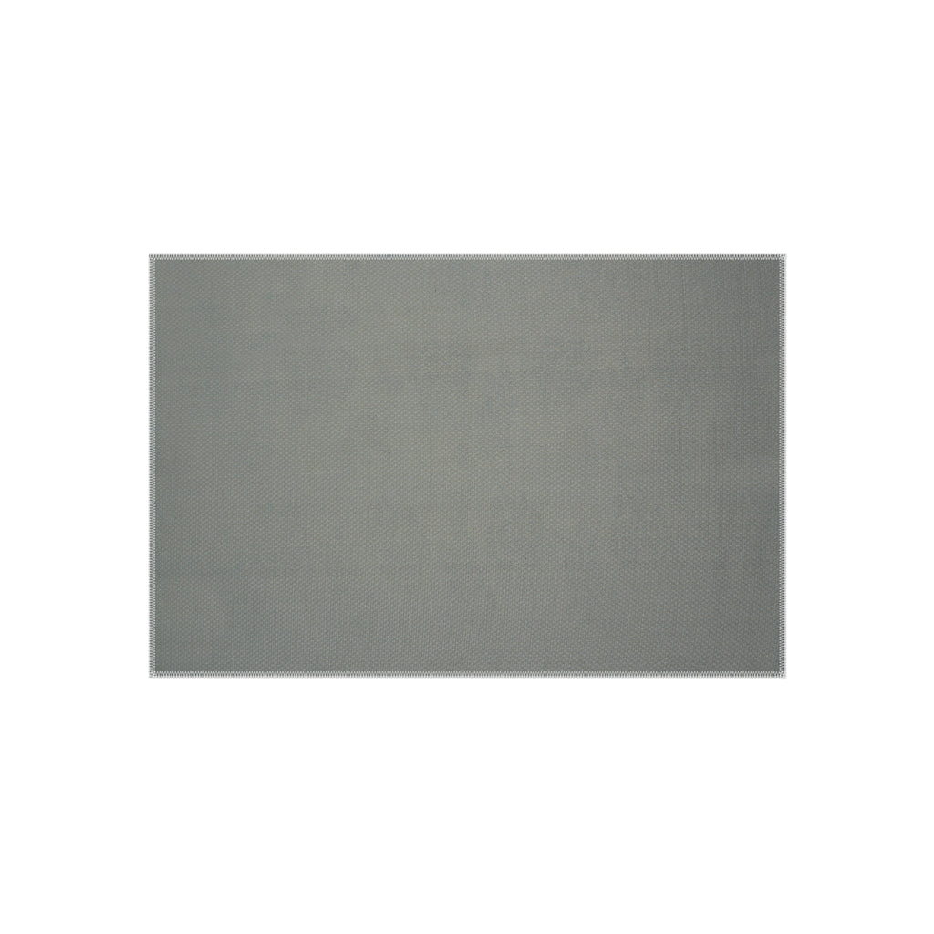 Dove & Olive Branch Outdoor Rug — Neutral Coastal Patio Mat