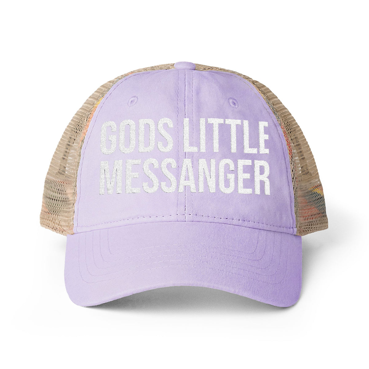 Infinity Hers TESS Women's Pigment-Washed Mesh Back Cap — "God's Little Messenger"