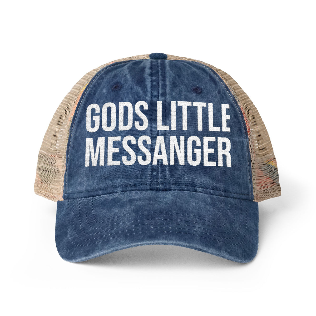 Infinity Hers TESS Women's Pigment-Washed Mesh Back Cap — "God's Little Messenger"