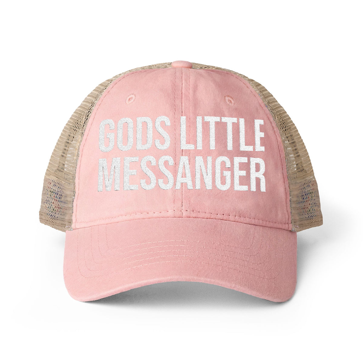 Infinity Hers TESS Women's Pigment-Washed Mesh Back Cap — "God's Little Messenger"