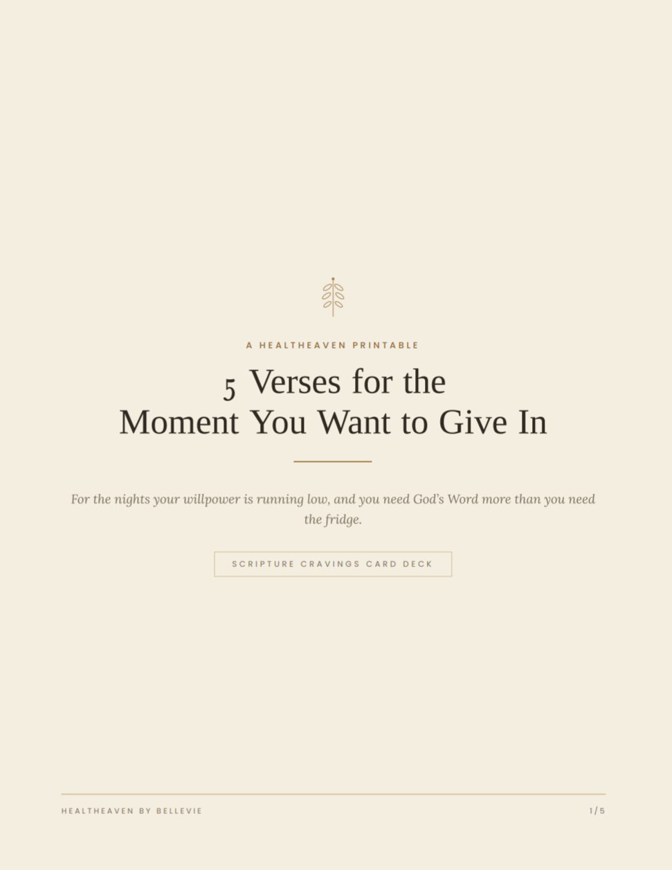 Scripture Cravings Card Deck