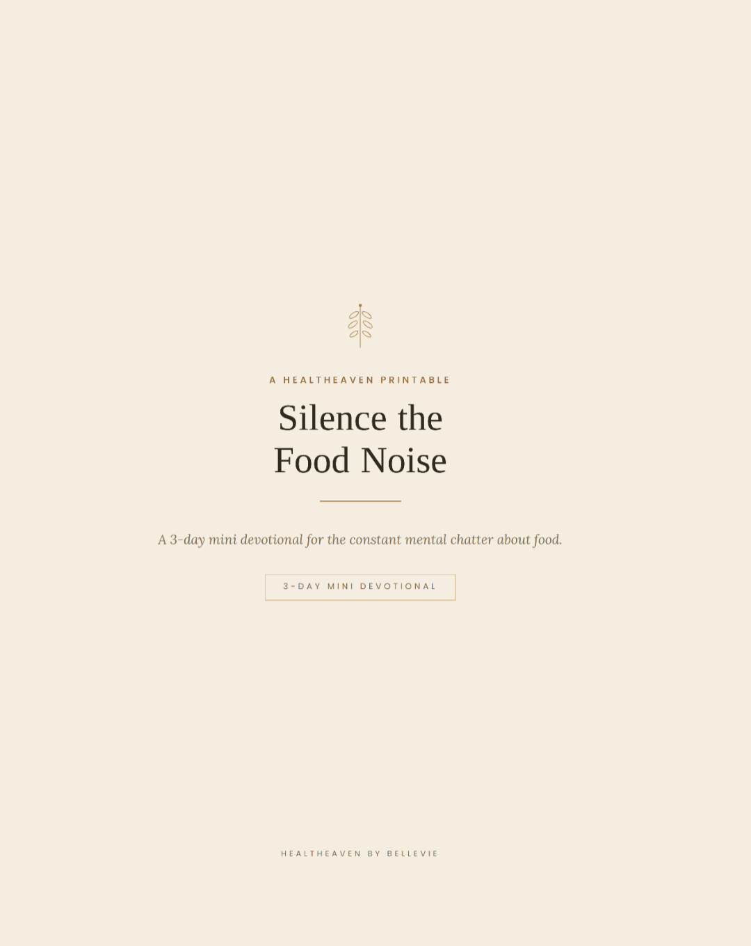 Silence the Food Noise